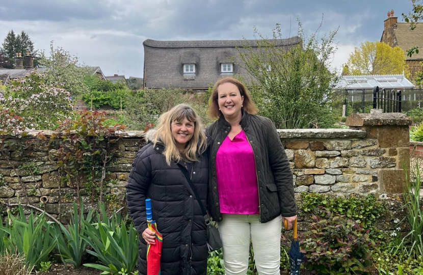 Victoria at the open garden 