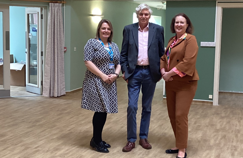 Victoria with CEO Emma Radley and Sir Tim Jenner Chair of Board 