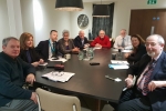 Left to right: Cllr Les Sibley, Jacqui Cox (OCC), Cllr Dan Sames, Cllr Yvonne Constance, Cllr Ian Hudspeth, Cllr Michael Waine, Cllr Lawrie Stratford, Victoria Prentis MP, Cllr Barry Wood