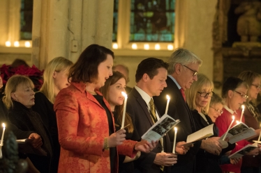 Victoria at the flagship concern in St Margaret's, Westminster