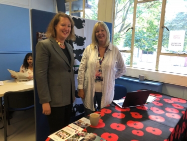 Victoria Prentis MP at Heyford and Bicester Veterans Support Group