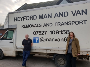 Victoria with Heyford Man and Van