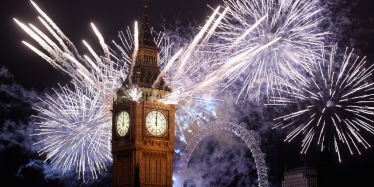 New Year Fireworks Big Ben